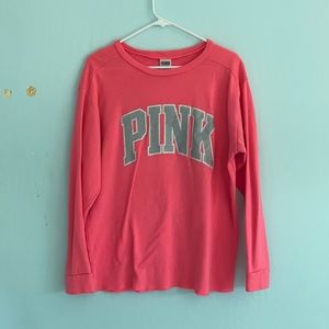 Victoria Secret Pink Crew Neck Oversized Top